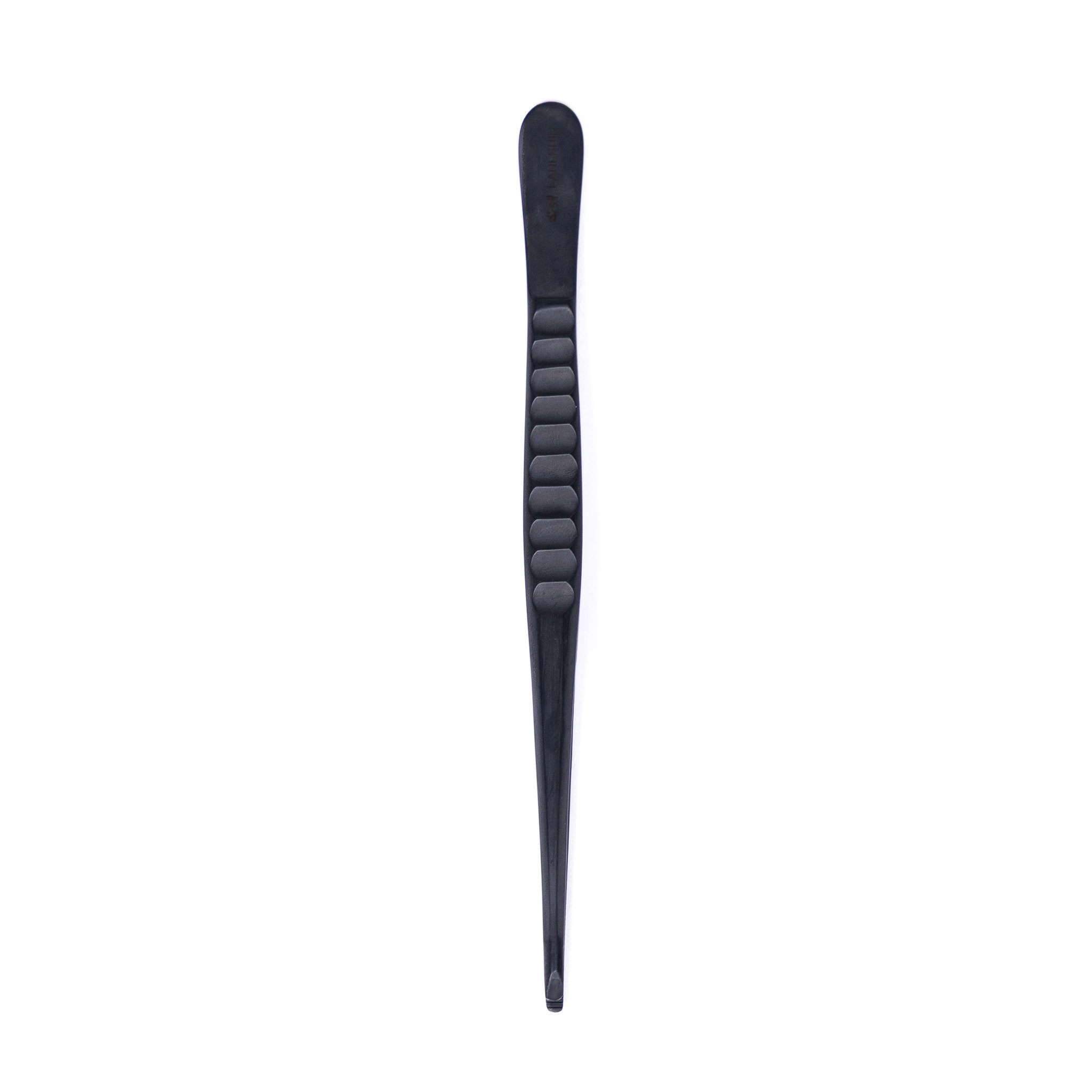 Surgical Black Stainless Steel Tweezers (No.64K) - 7"
