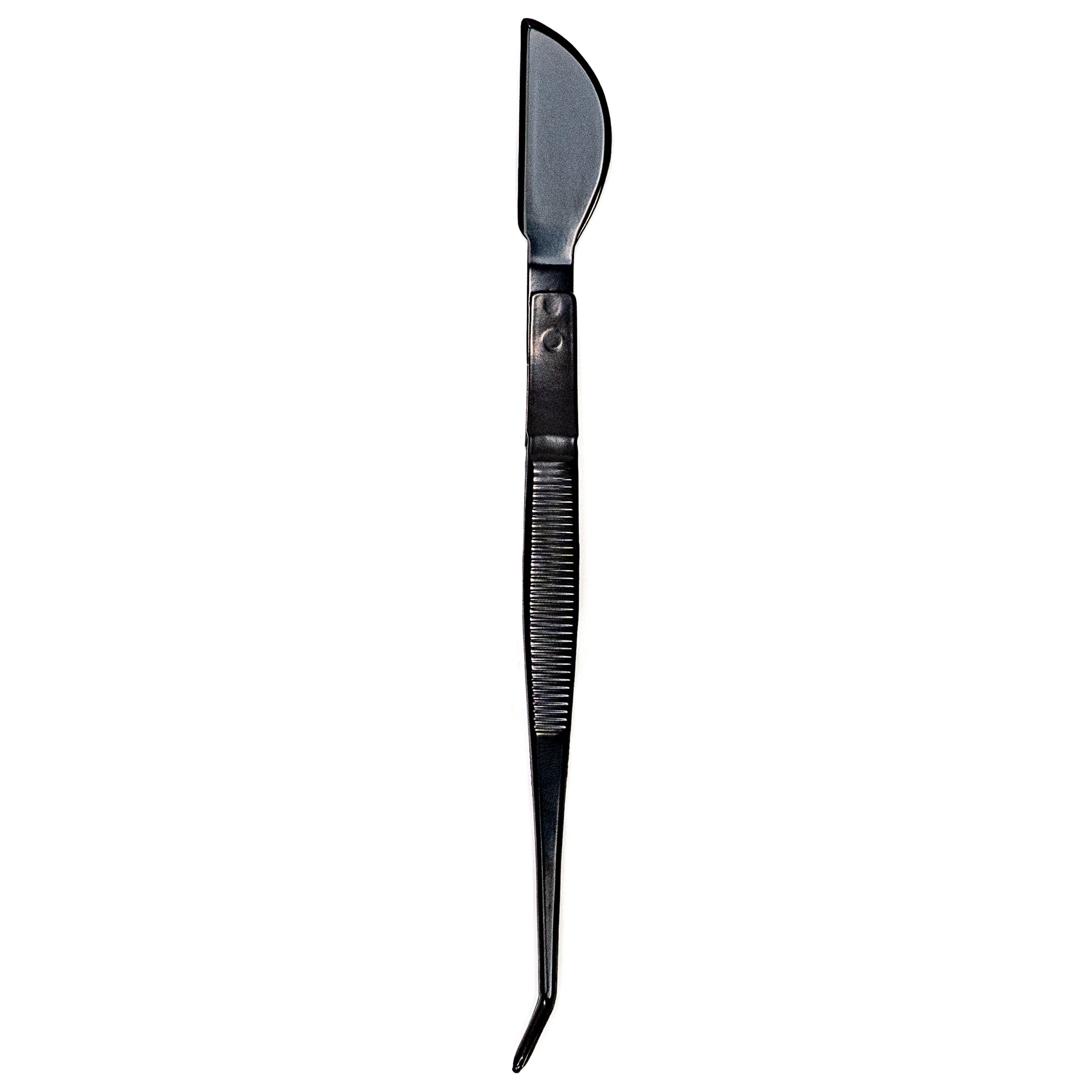 Bent Nose Black Dyed Tweezers (No.59) - 8.5"