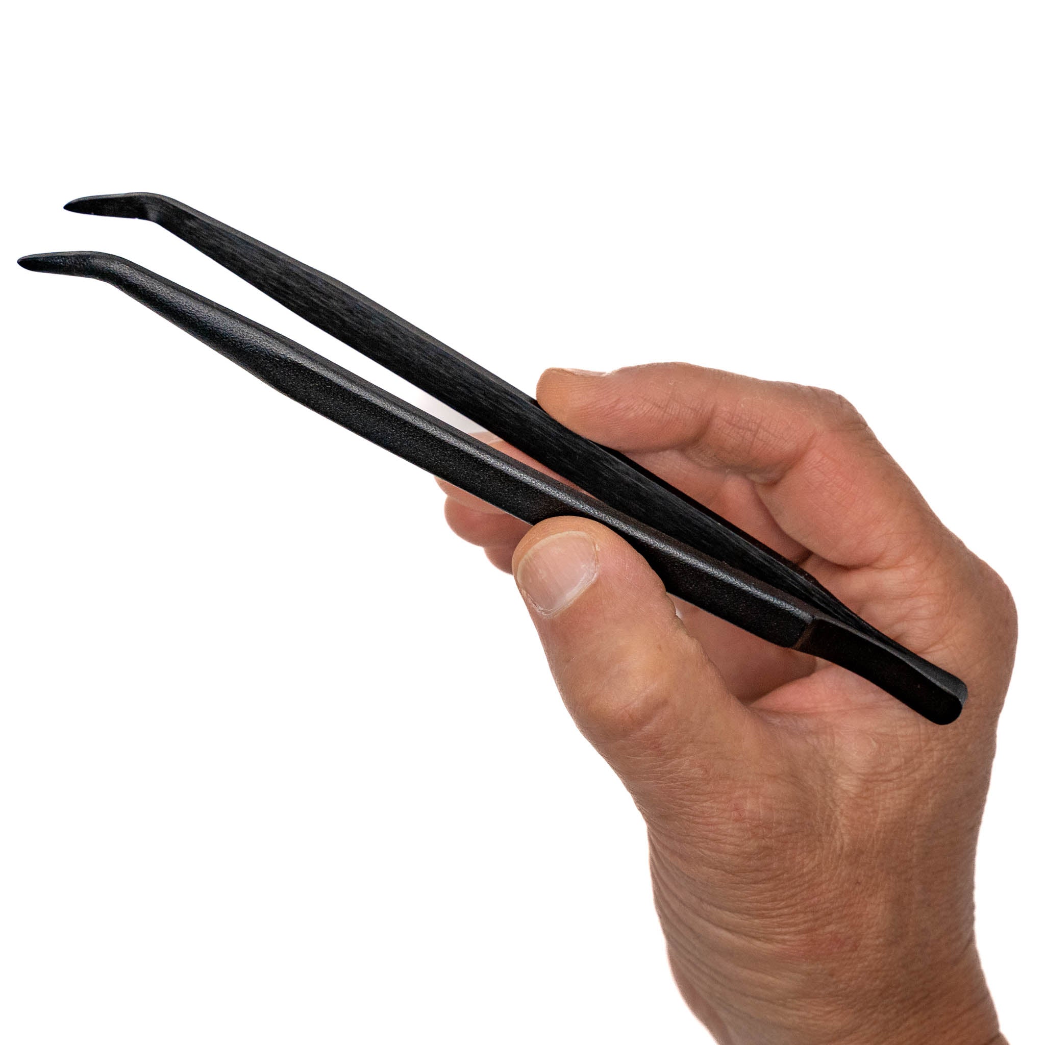 Drop Forge Bent Nose Tweezers (No.63A)  - 8.5"