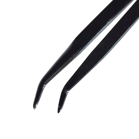 Drop Forge Bent Nose Tweezers (No.63A) - 8.5