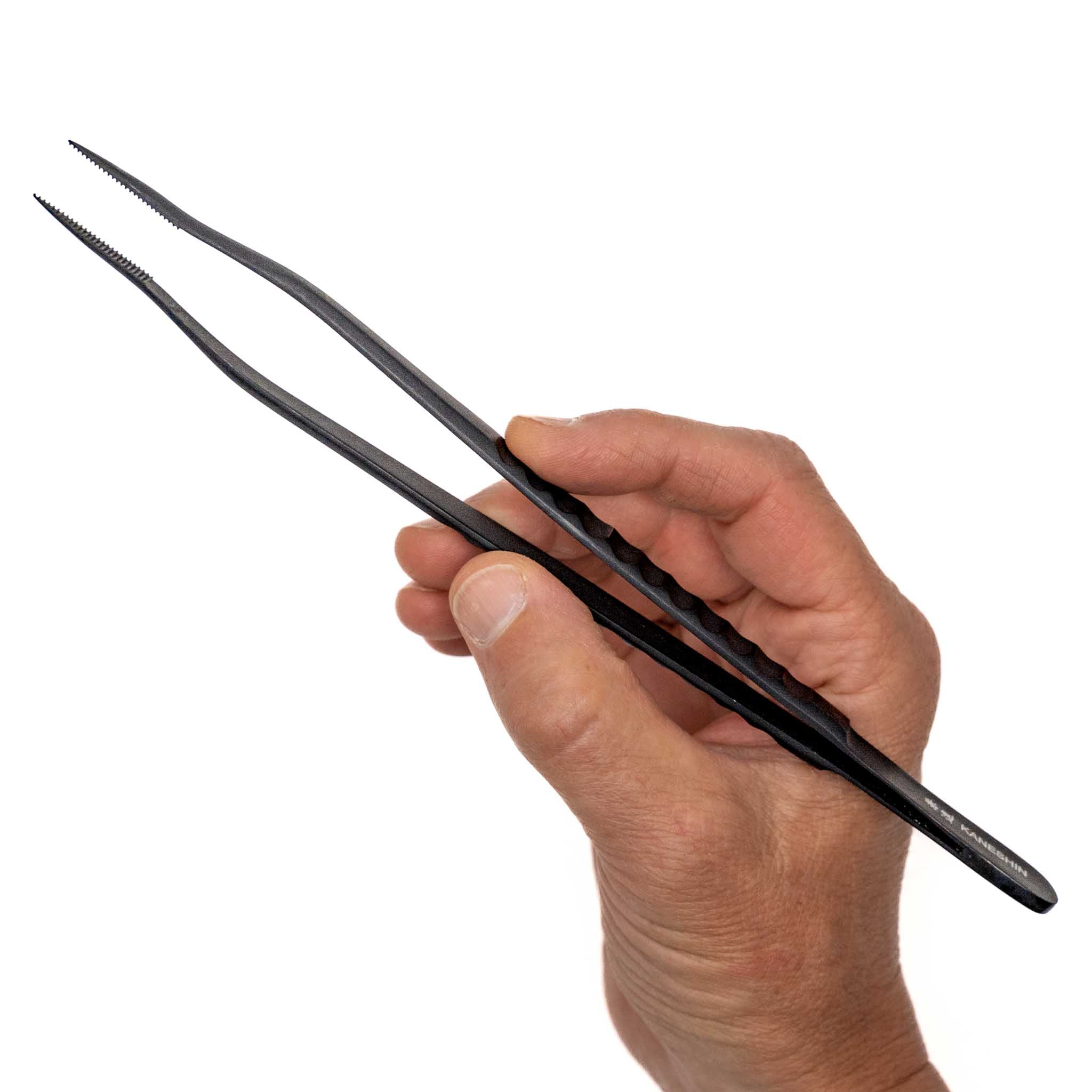 Stainless Dyed Ergonomic Tweezers (No.64HJ) - 9.4"
