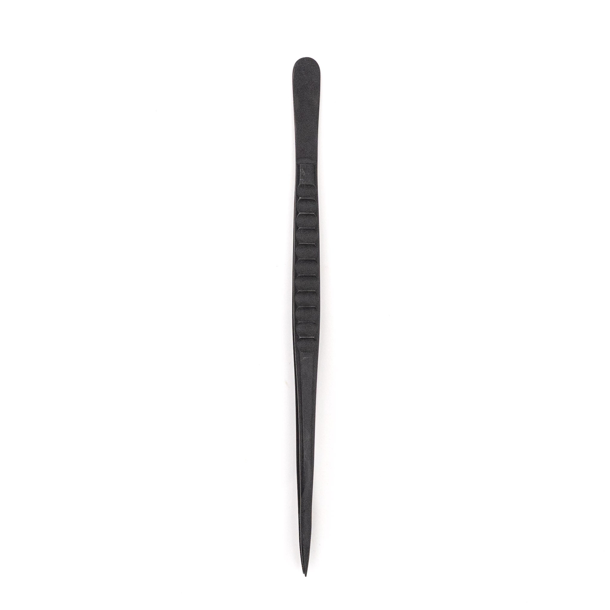 Surgical Black Stainless Steel Tweezers with Point Tip (No.64GJ) -  9.25"