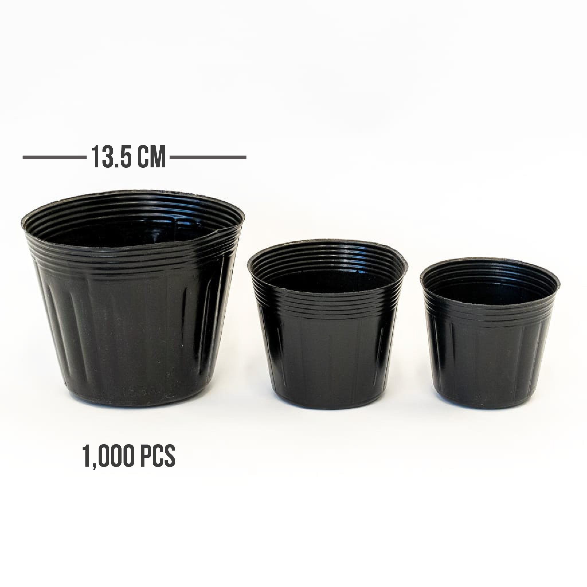 Poly Pot (1000 pcs) - 13.5 cm