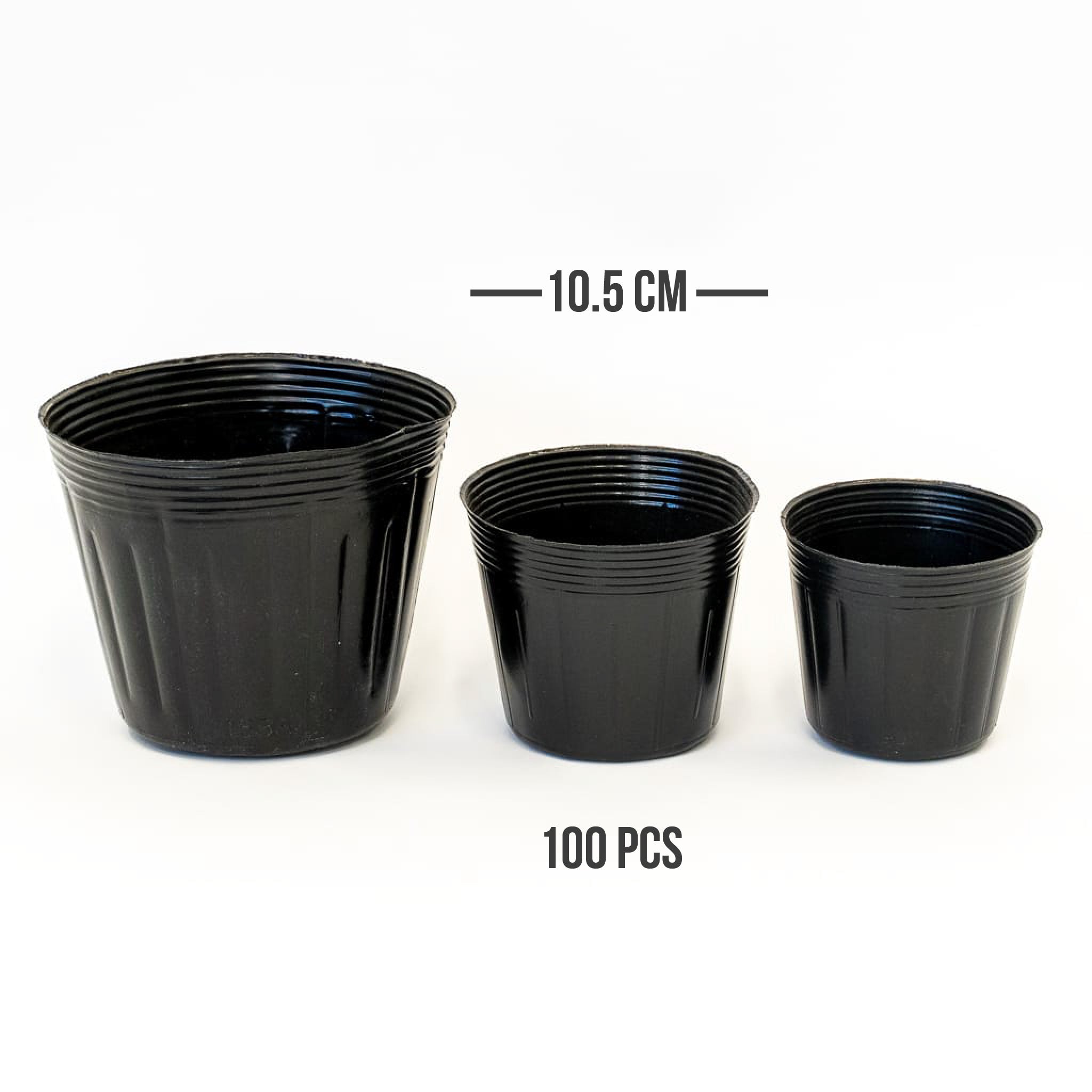 Poly Pot (100 pcs) - 10.5 cm