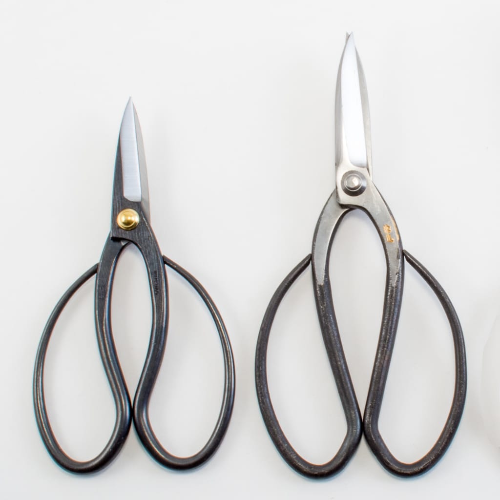 No.5019 Stainless steel trimming scissors [96g/180mm] - Bonsai Network Japan